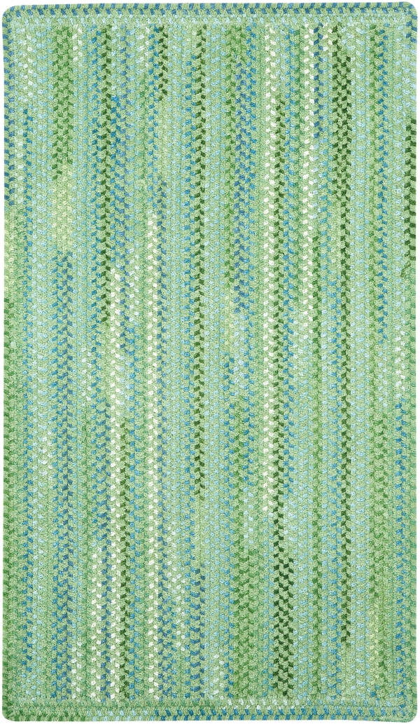 Capel Waterway Green Vertical Stripe Rectangl