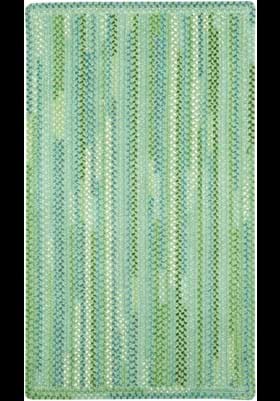 Capel Waterway Green Vertical Stripe Rectangl