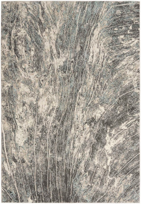 Nourison MRA03 Charcoal Ivory