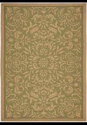 Safavieh CY6634-44 Green Natural