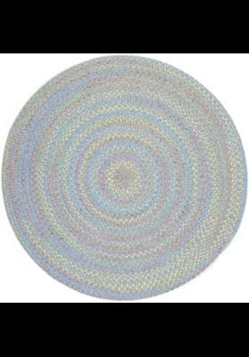 Rhody Rug PT-07 Aqua Blue Multi