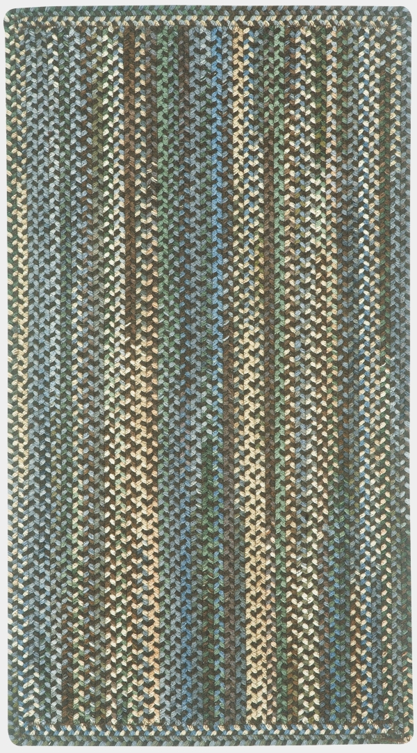 Capel Sherwood Forest Coffee Vertical Stripe Rectang