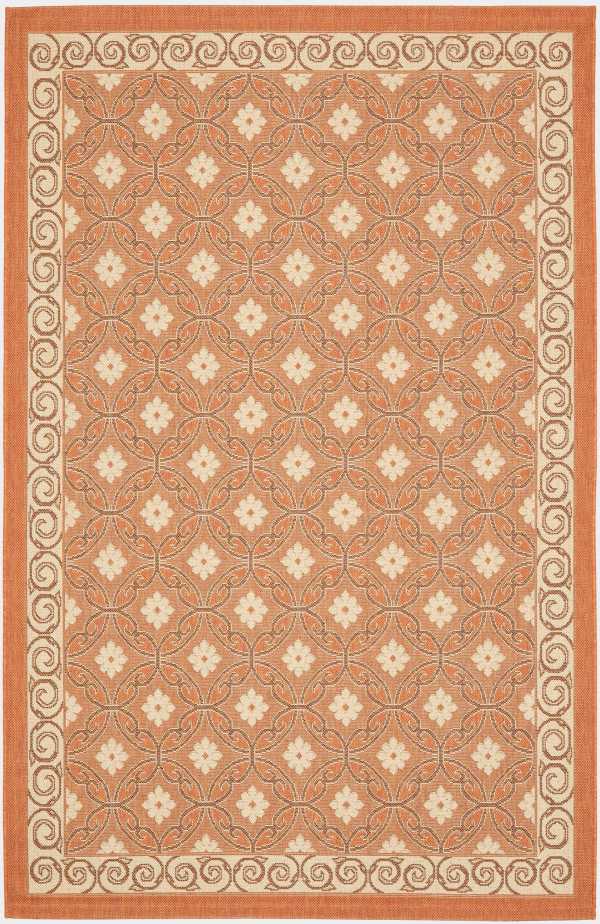 Safavieh CY7810-21A7 Terracotta Cream