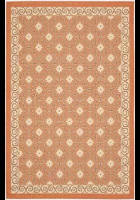 Safavieh CY7810-21A7 Terracotta Cream