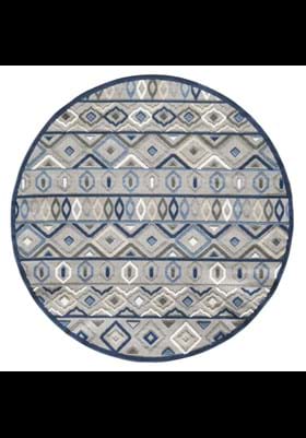 KAS 6921 Gray Blue Aztec