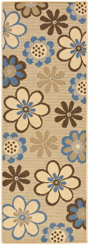 Safavieh CY4035B Natural Brown Blue