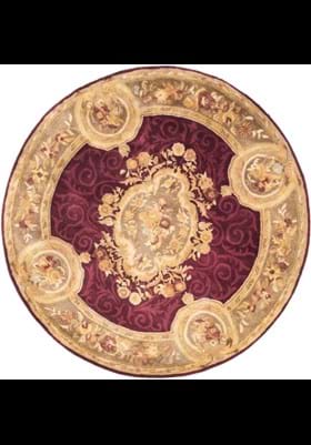 Safavieh EM414A Dark Red Dark Beige