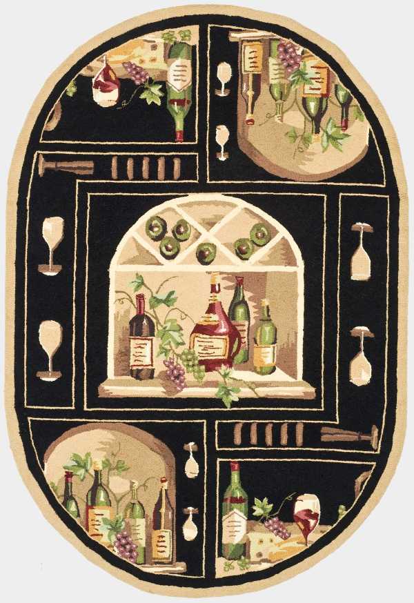 Safavieh HK254B Black Multi