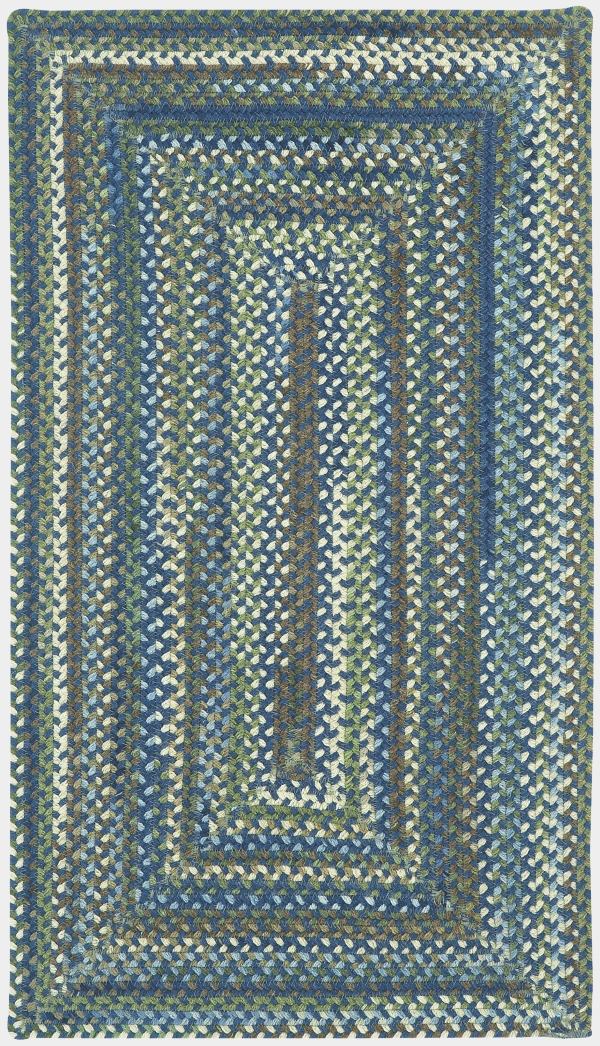 Capel Manchester Medium Blue Concentric Rectang