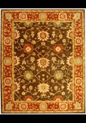Safavieh AN554A Olive Rust