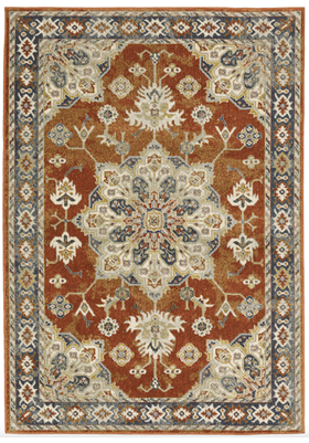 Oriental Weavers BR04a Rust