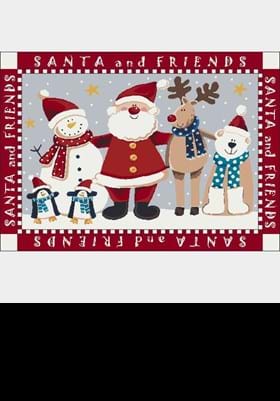 Milliken Santa and Friends 4533 Indian Red 235
