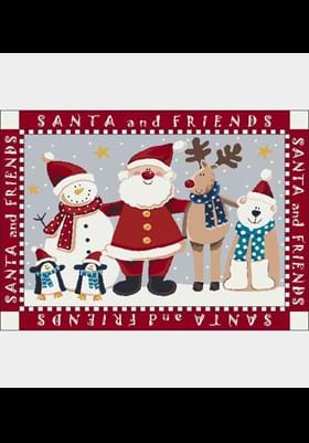 Milliken Santa and Friends 4533 Indian Red 235
