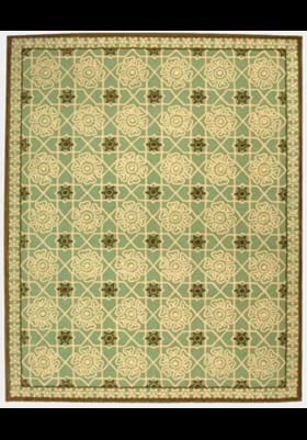 Safavieh NPT423B Teal Ivory