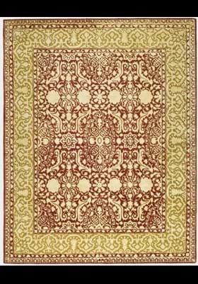 Safavieh SKR213G Maroon Ivory