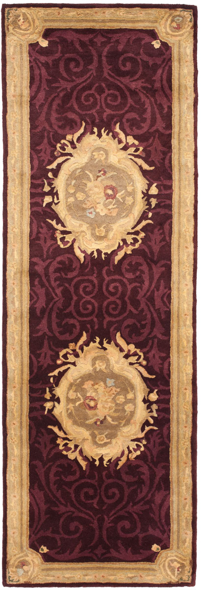 Safavieh EM414A Dark Red Dark Beige