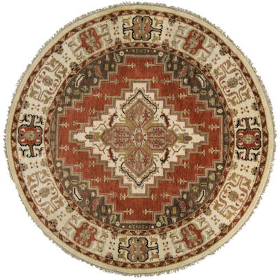 Surya ZEU-7800 Rust Cream Brown