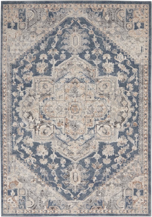 Nourison QUA08 Ivory Blue