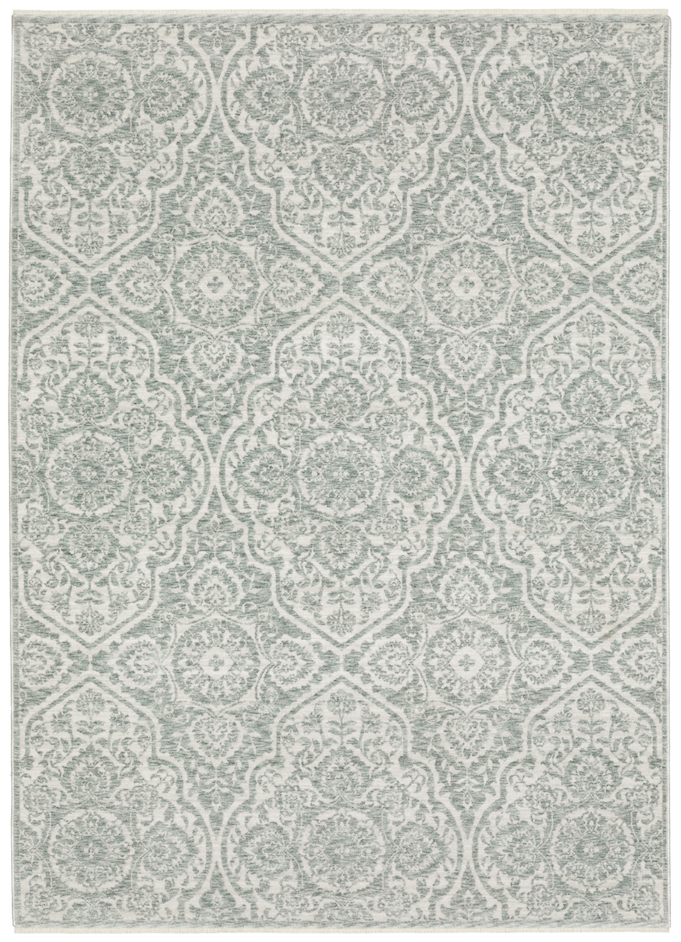 Oriental Weavers ECH02 Teal Ivory