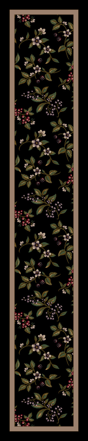 Milliken Wildberry 8483 Onyx 13006