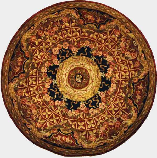 Safavieh CL304B Burgundy Black