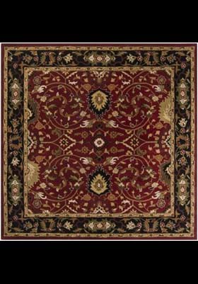 Surya CAE-1031 Burgundy Black