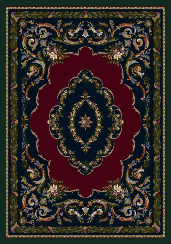 Milliken LaFayette 7316 Sapphire Emerald 11001