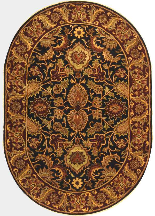 Safavieh CL244C Black Burgundy