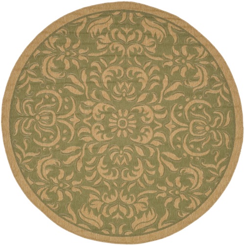 Safavieh CY6634-44 Green Natural
