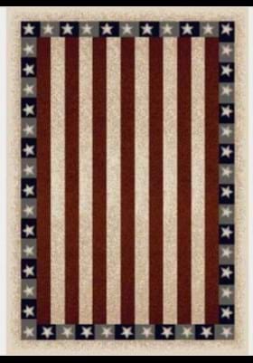 Milliken Stars and Stripes 4952 Opal 2000