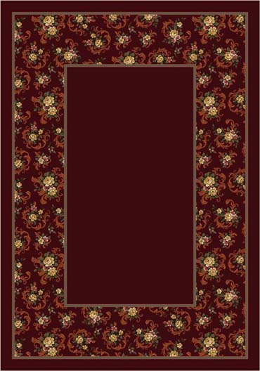 Milliken Cameo Rose 8475 Garnet 10006