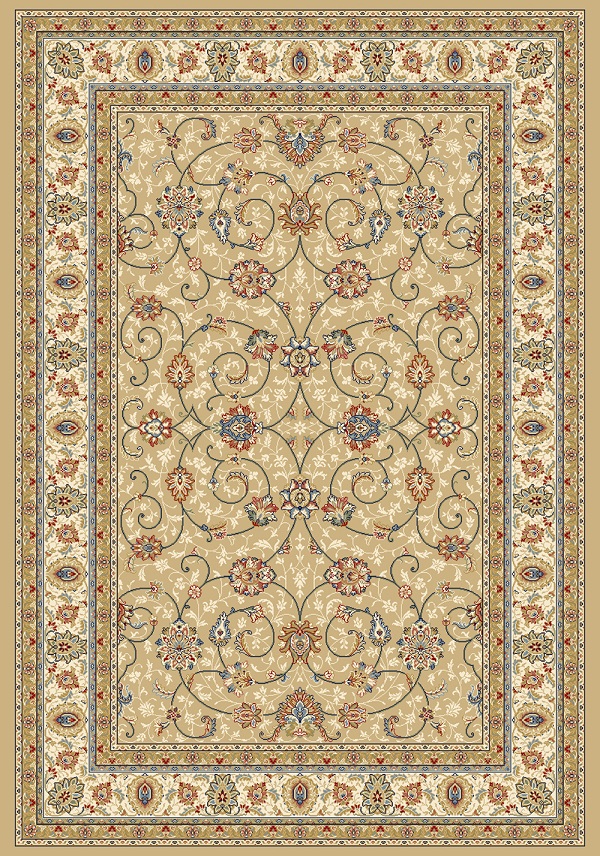 Dynamic Rugs 57120 2464 Light Gold Ivory