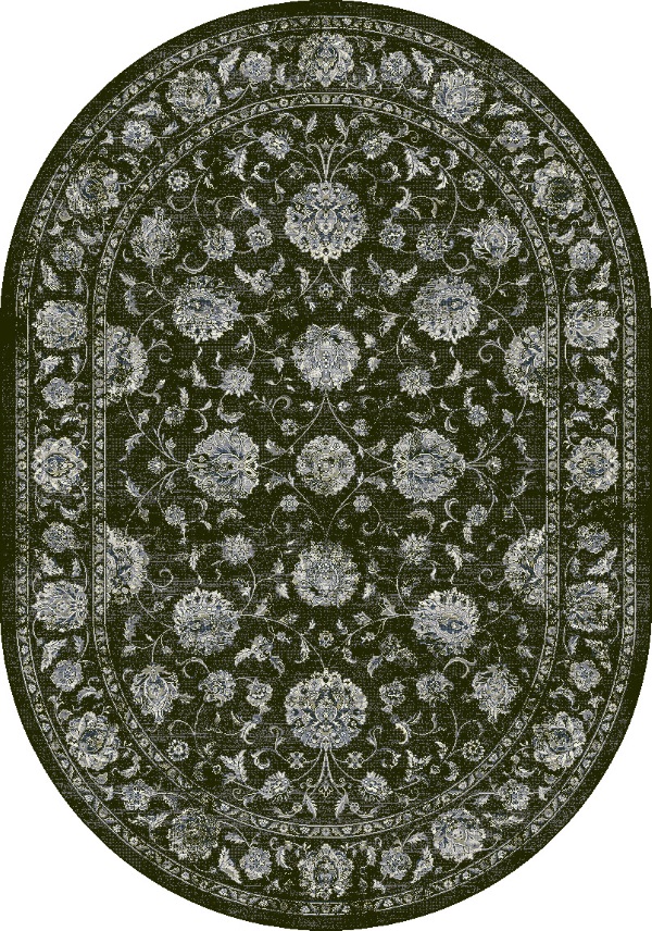 Dynamic Rugs 57126 3636 Charcoal Silver