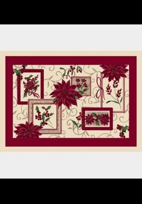 Milliken Holiday Rugs 4533 Winter Bouquet 16