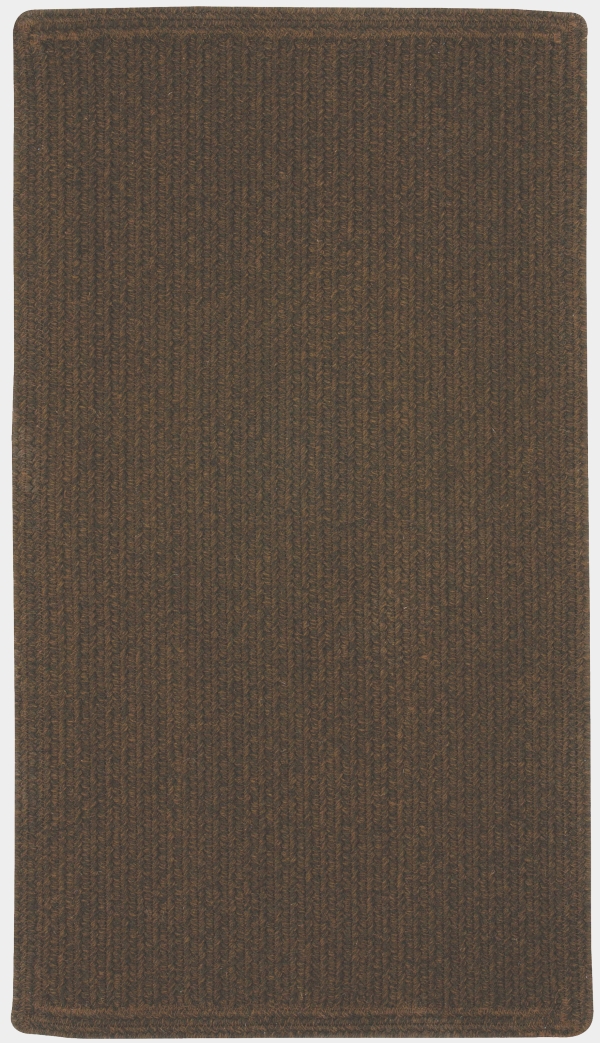 Capel Manteo Coffee Vertical Stripe Rectang