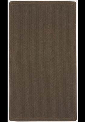 Capel Manteo Coffee Vertical Stripe Rectang