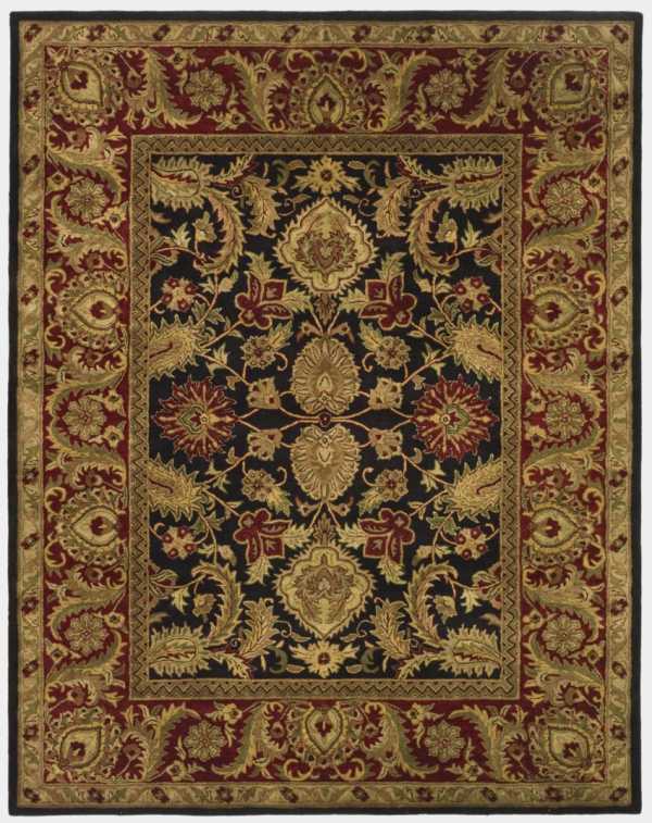 Safavieh CL244C Black Burgundy