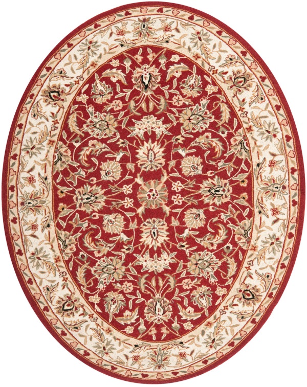 Safavieh HK78B Burgundy Ivory