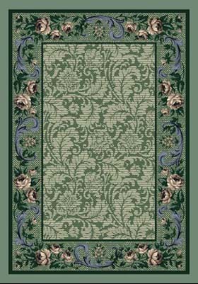 Milliken Rose Damask 7324 Peridot 6000