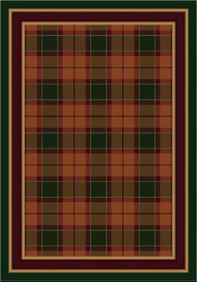 Milliken Magee Plaid 8473 Amber Emerald 5906