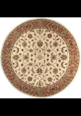 Surya CRN - 6004 Golden Beige and Rust