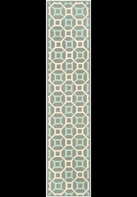 Safavieh NPT439E Aquamarine White