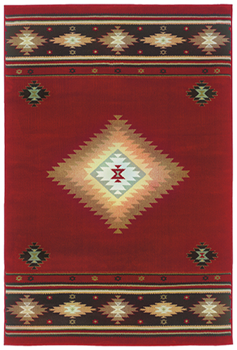 Oriental Weavers 087K1 Red