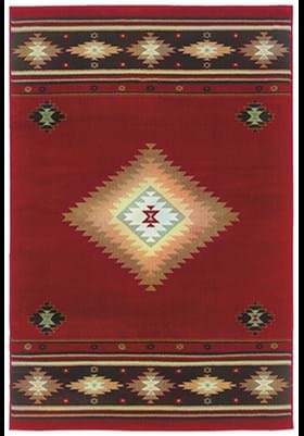 Oriental Weavers 087K1 Red