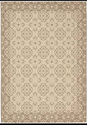 Safavieh CY6550-12 Creme Brown