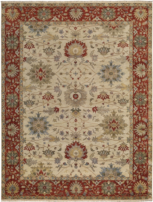 Capel Brandon Cream Red