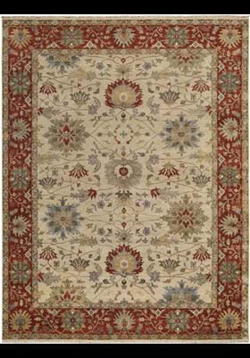 Capel Brandon Cream Red