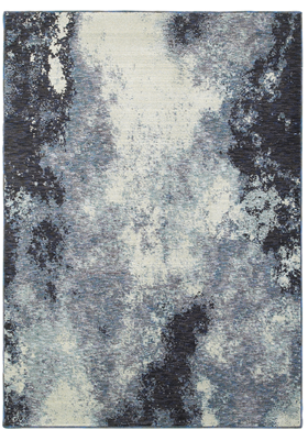 Oriental Weavers 8000B Navy Ivory