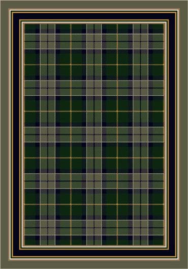 Milliken Magee Plaid 8473 Emerald 11006