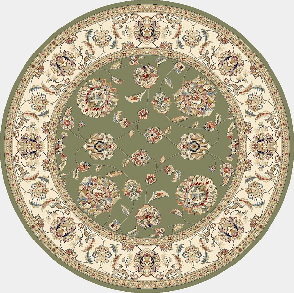 Dynamic Rugs 57365 4464 Green Ivory